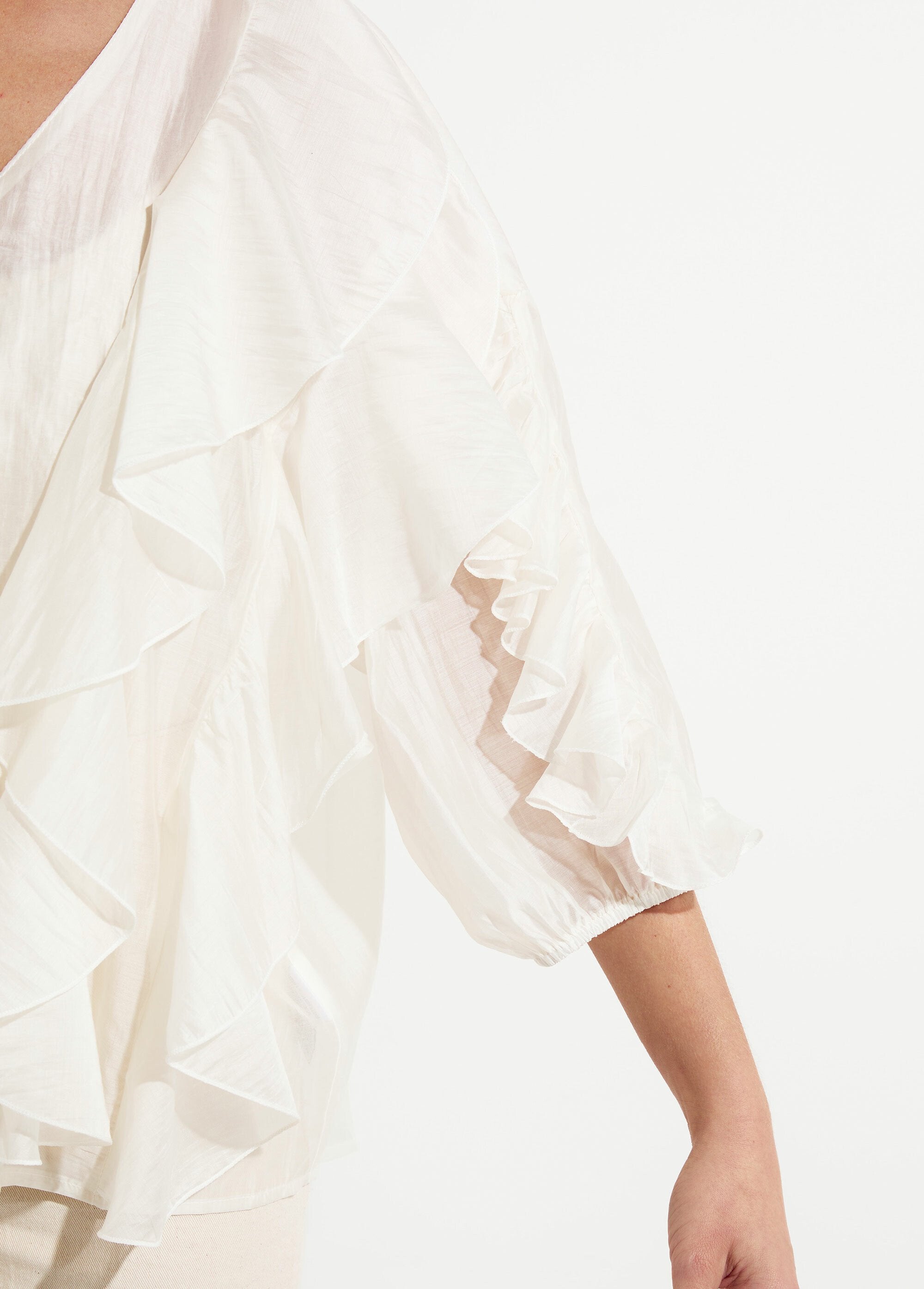 V-neck_button-front_blouse_with_ruffles_White_DE1_slim