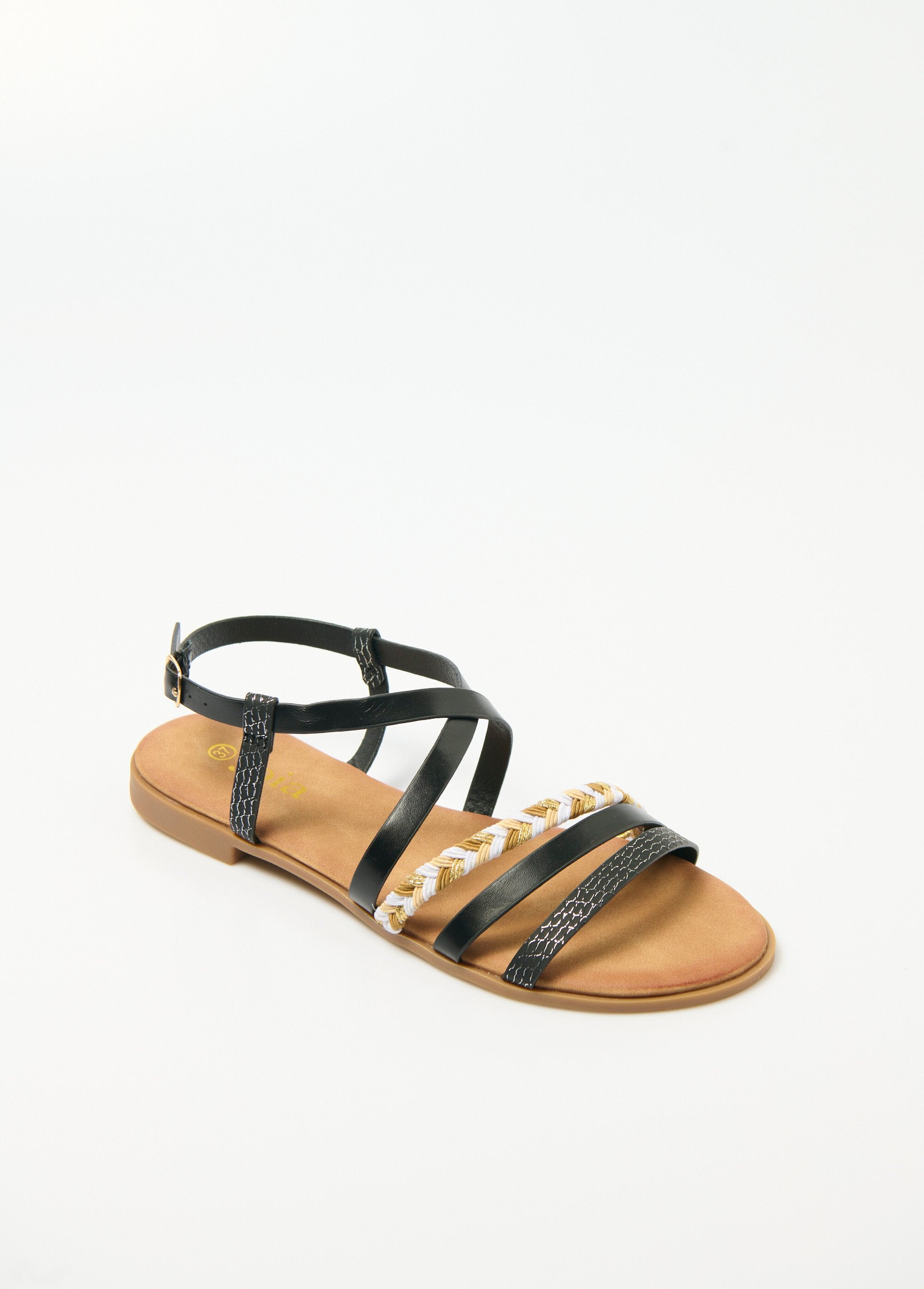 Multi-material_sandals_with_straps_Black_and_silver_FA1_slim
