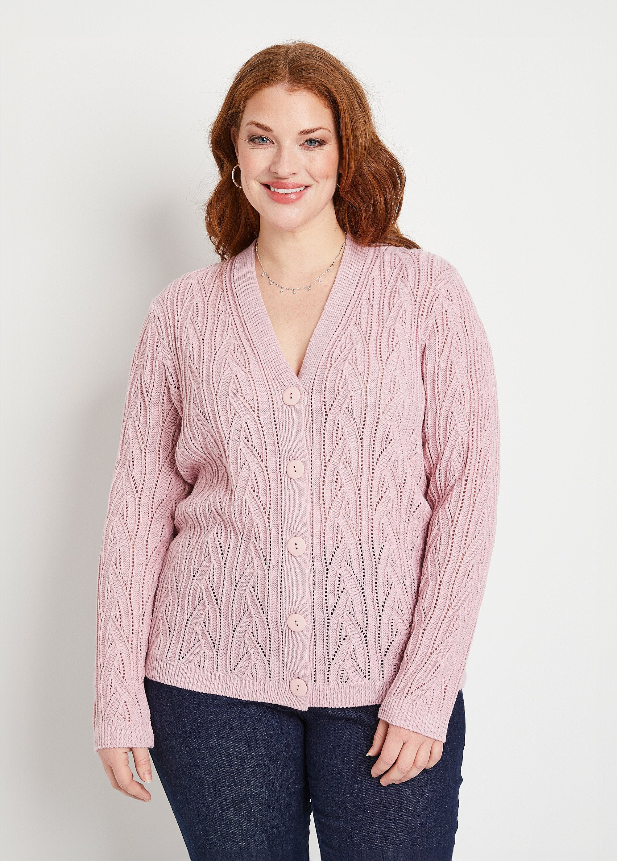 Short_buttoned_openwork_cardigan_Pink_FA1_curvy