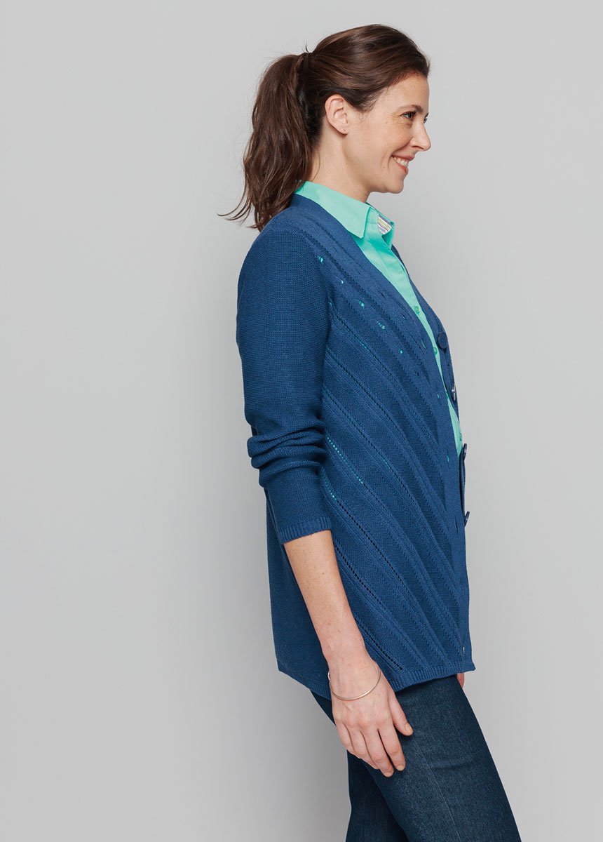V-neck_cardigan_with_openwork_patterns_Blue_DR1_slim