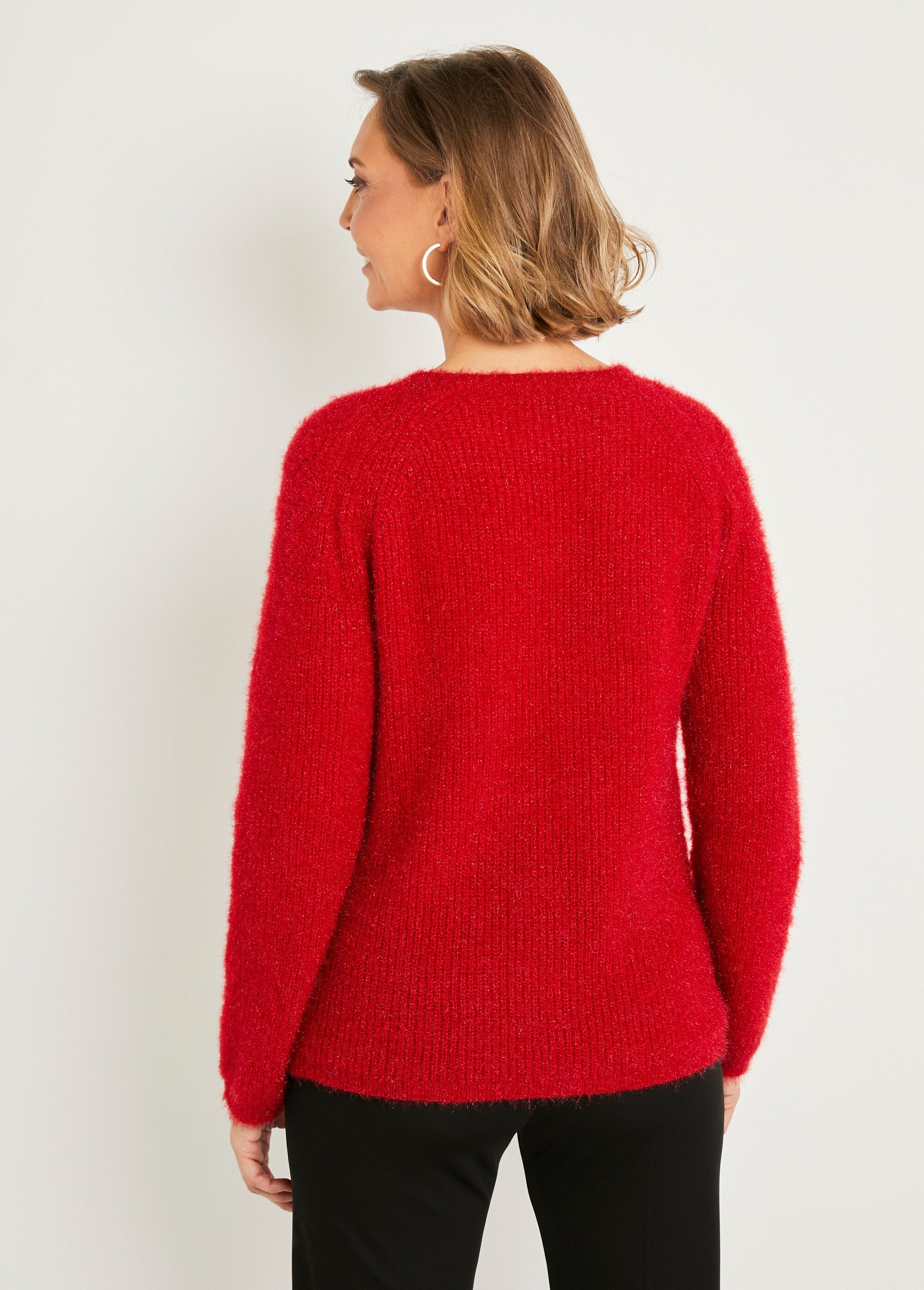 Soft_hairy_knit_sweater_with_openwork_pearl_round_neck_Red_DO1_slim