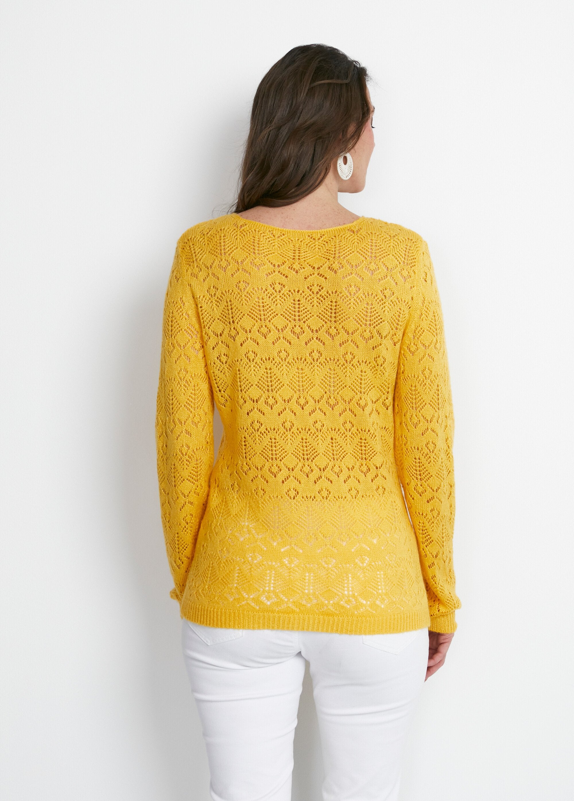 Long-sleeved_openwork_knit_sweater_YELLOW_DO1_slim