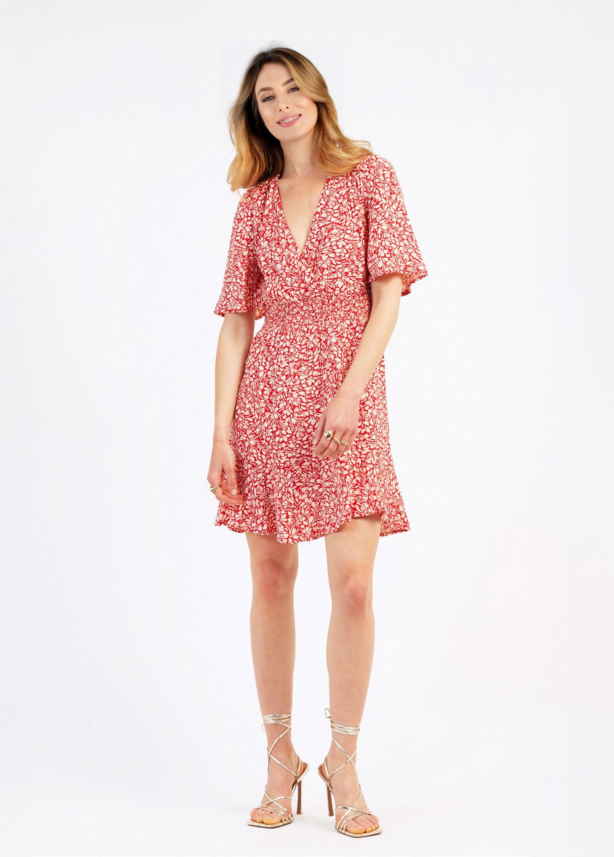 Short_printed_dress_with_elasticated_waist_Red_prints_FA1_slim