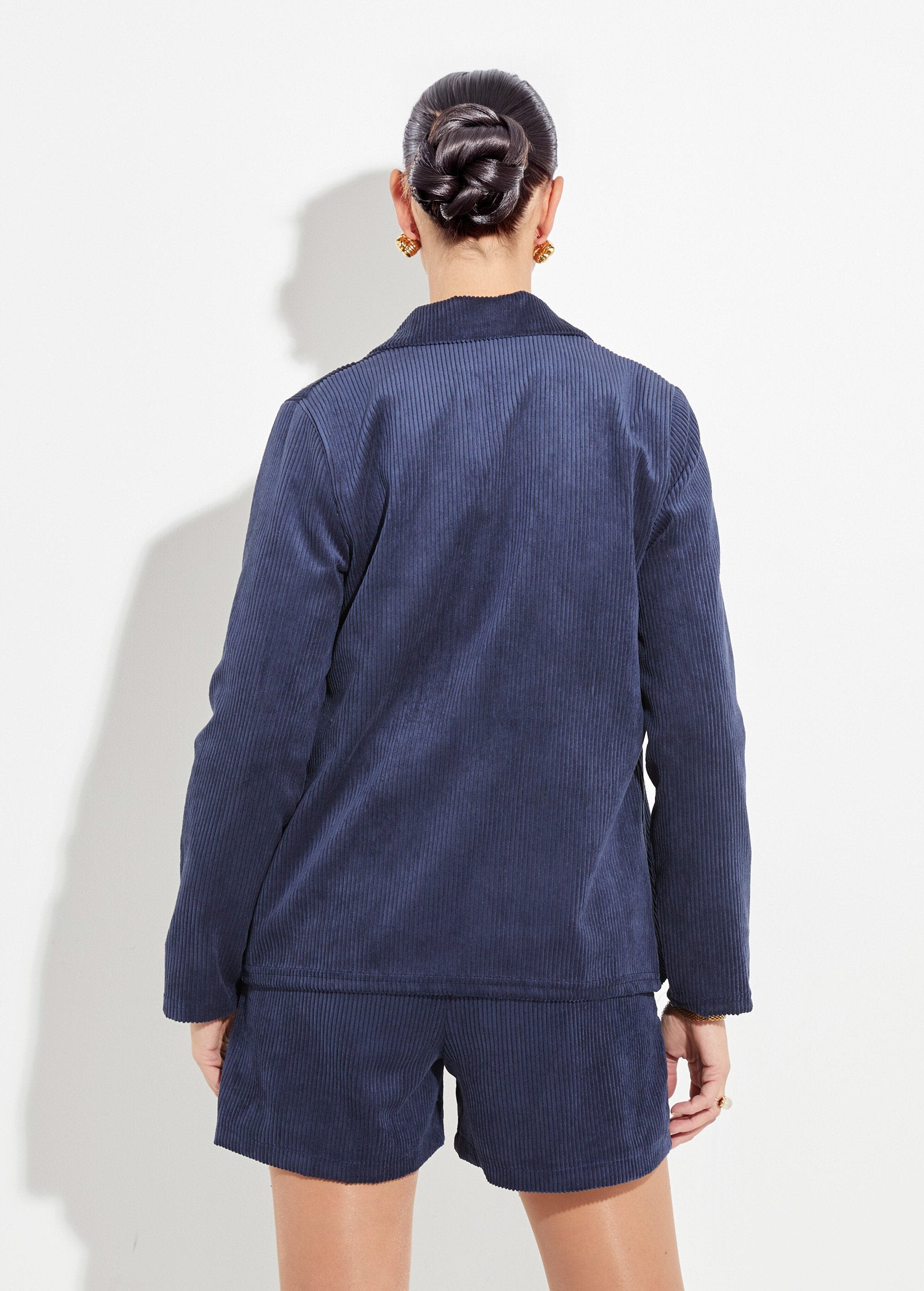 Veste_velours_grosses_cotes,_col_tailleur_Marine_DO1_slim