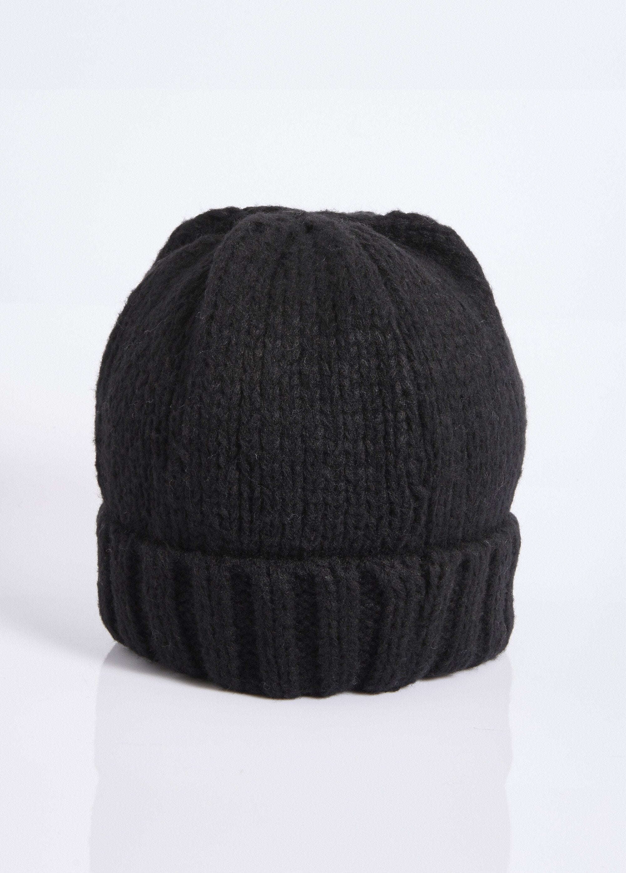 Pastel_ribbed_knit_cuffed_beanie_Black_FA1_slim