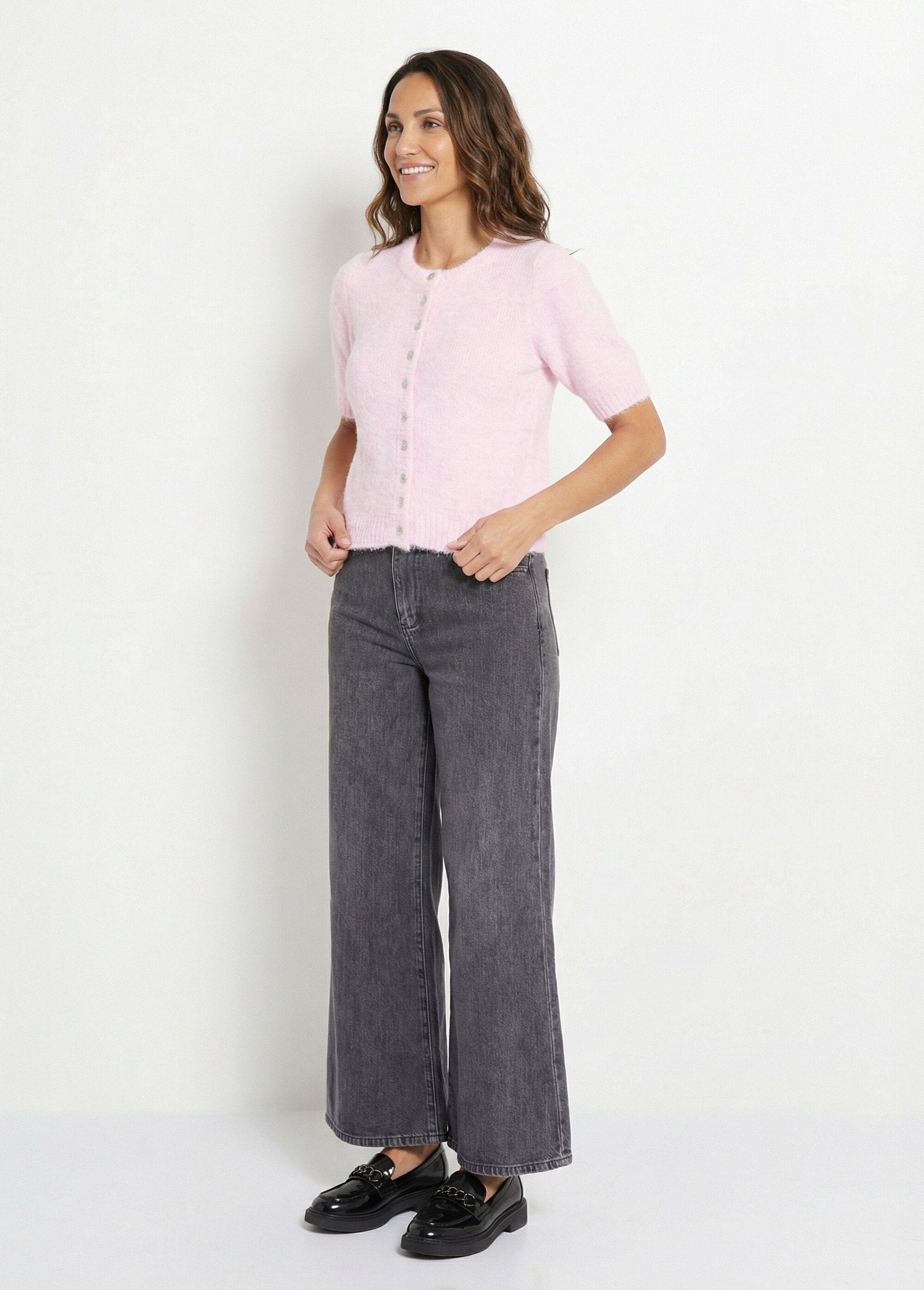 Short-sleeved_cardigan_with_wool_Pink_SF1_slim