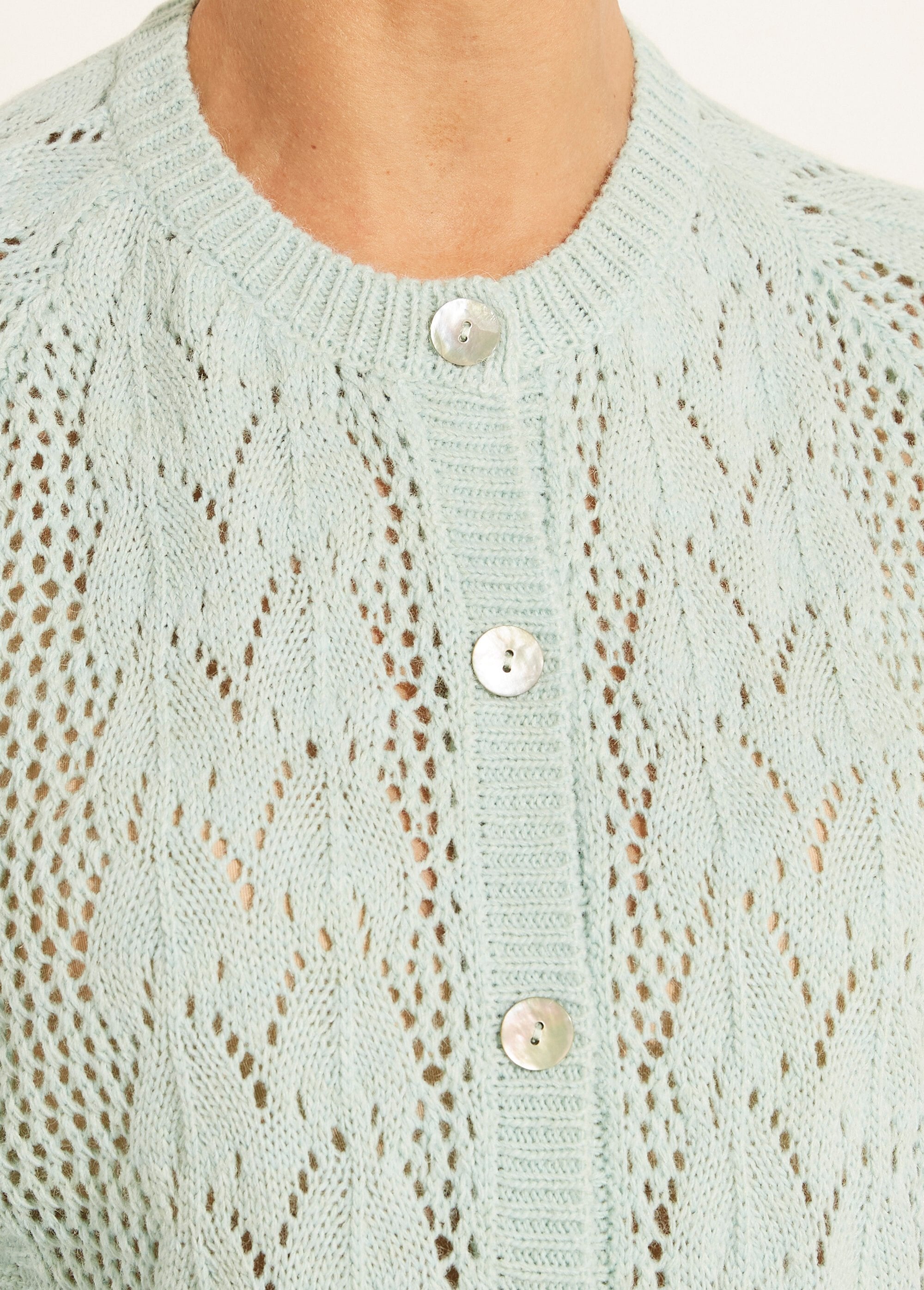 Openwork_buttoned_cardigan_with_wool_and_cashmere_Green_DE1_slim