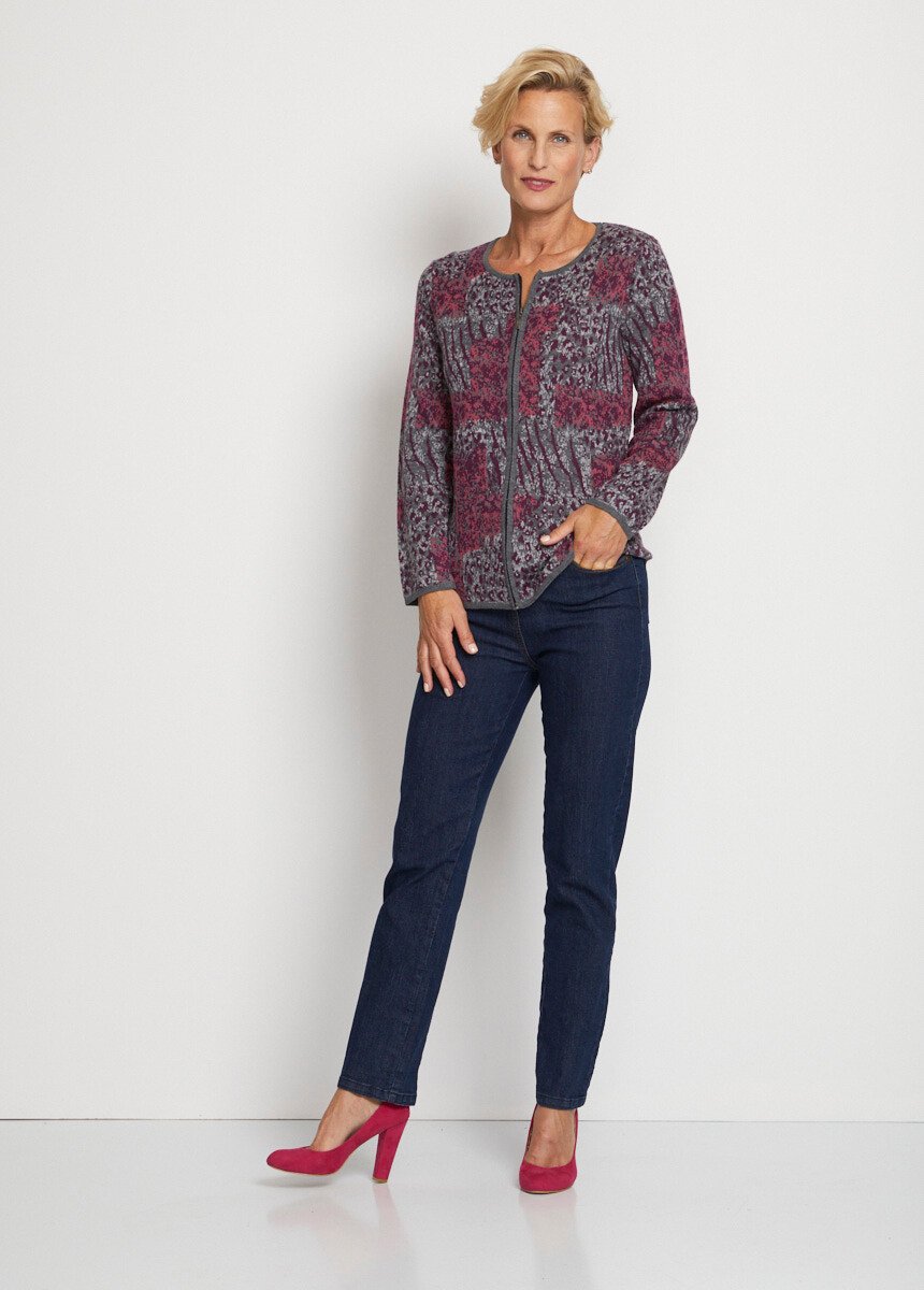 Leopard_jacquard_mid-length_zipped_cardigan_Gray_and_blackcurrant_SF1_slim