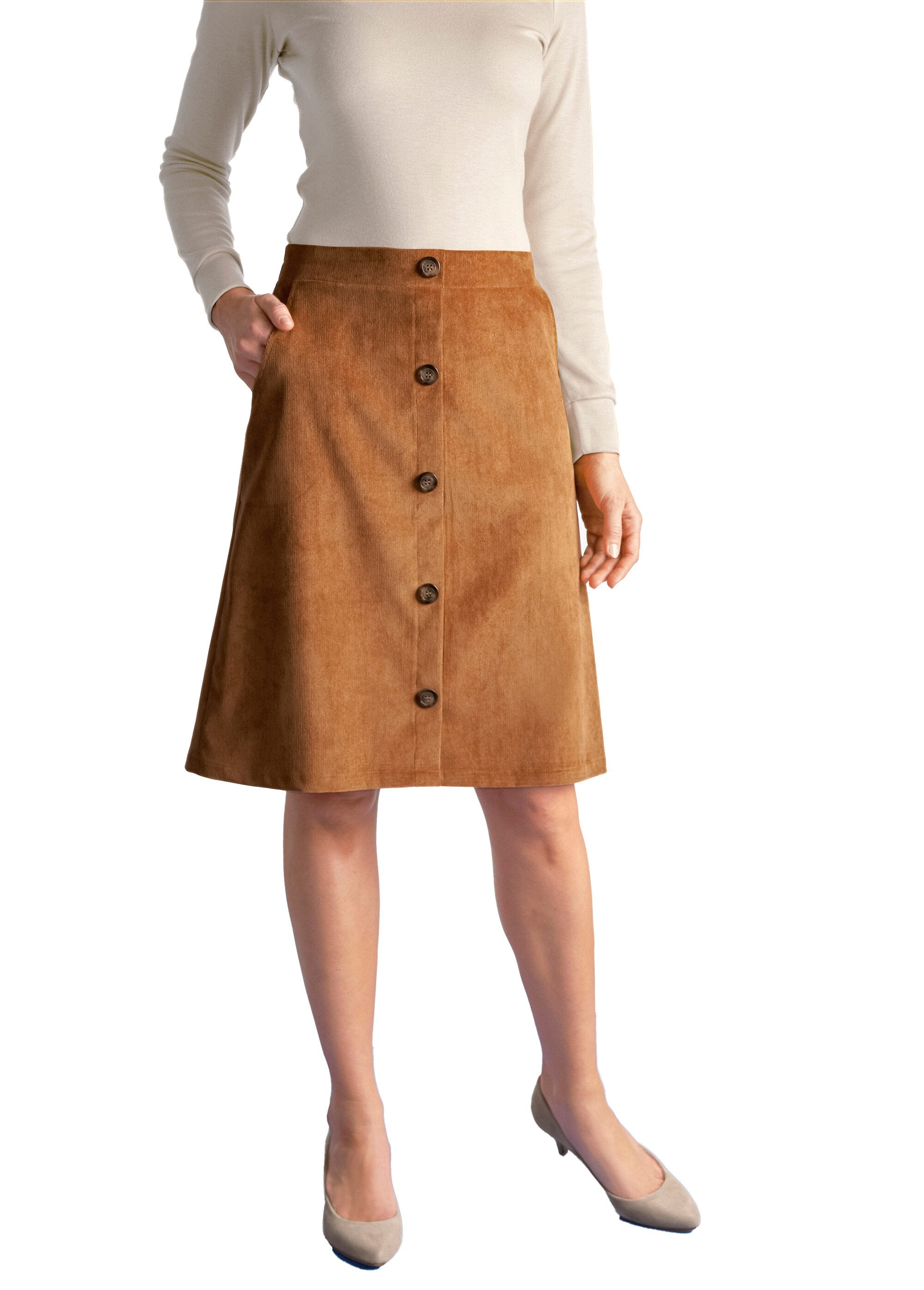 Jupe_MORPHOSTYLE_en_velours_milleraies_Caramel_FA1_slim