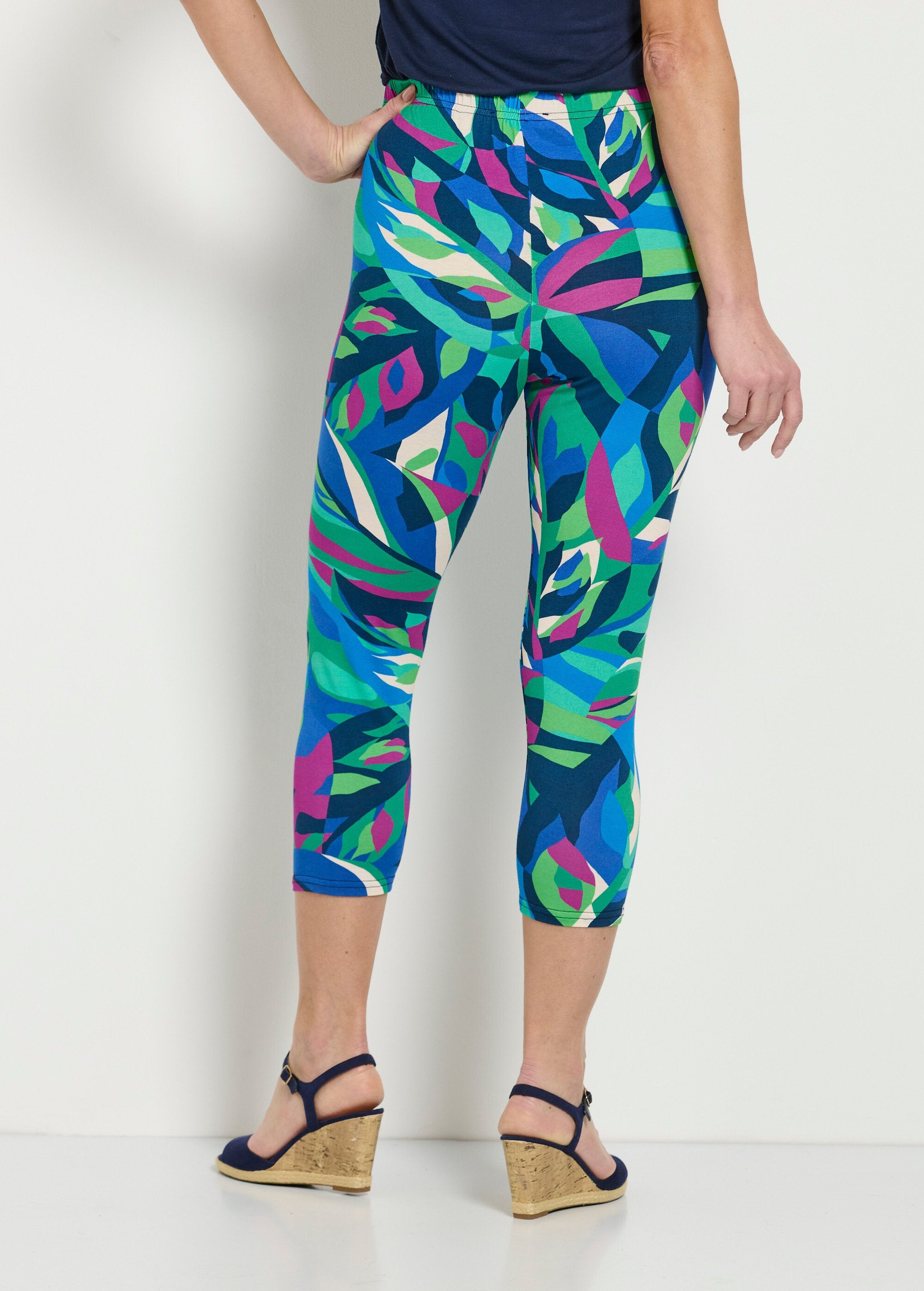 Stretchy_elasticated_waist_short_leggings_Multicolor_DO1_slim