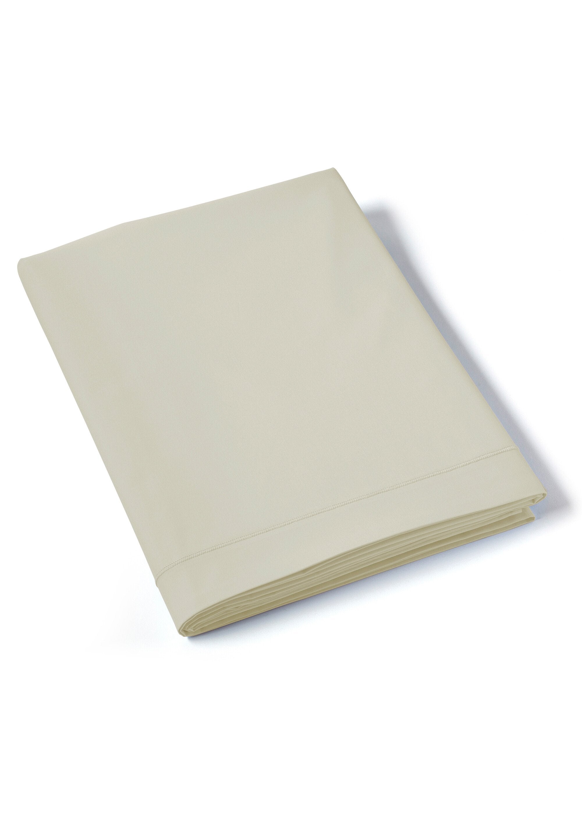 REPOS_plain_cotton_percale_flat_sheet_Linen_beige_FA1_slim