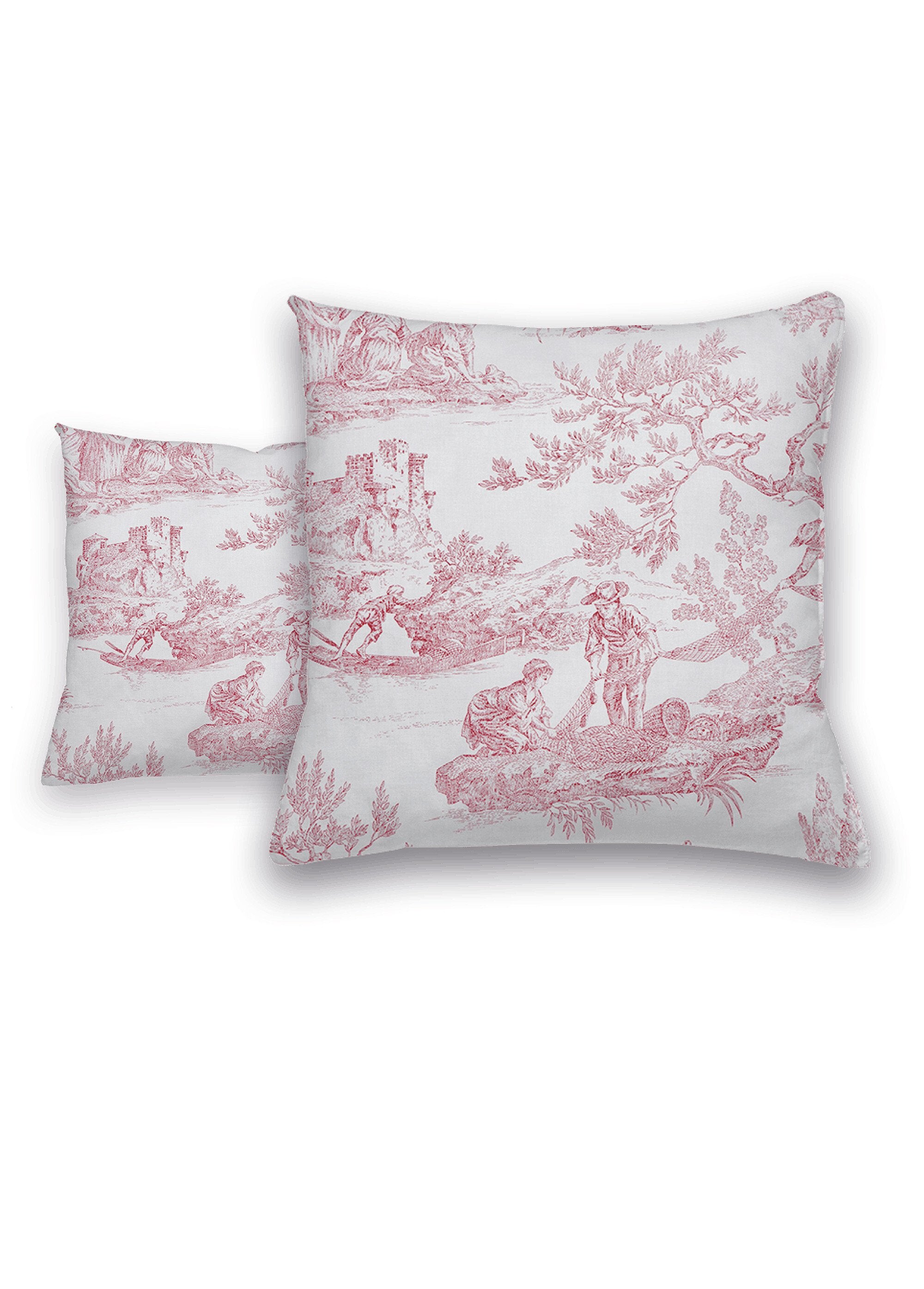 Taie_d'oreiller_toile_de_Jouy_percale_Bordeaux_et_blanc_FA1_slim