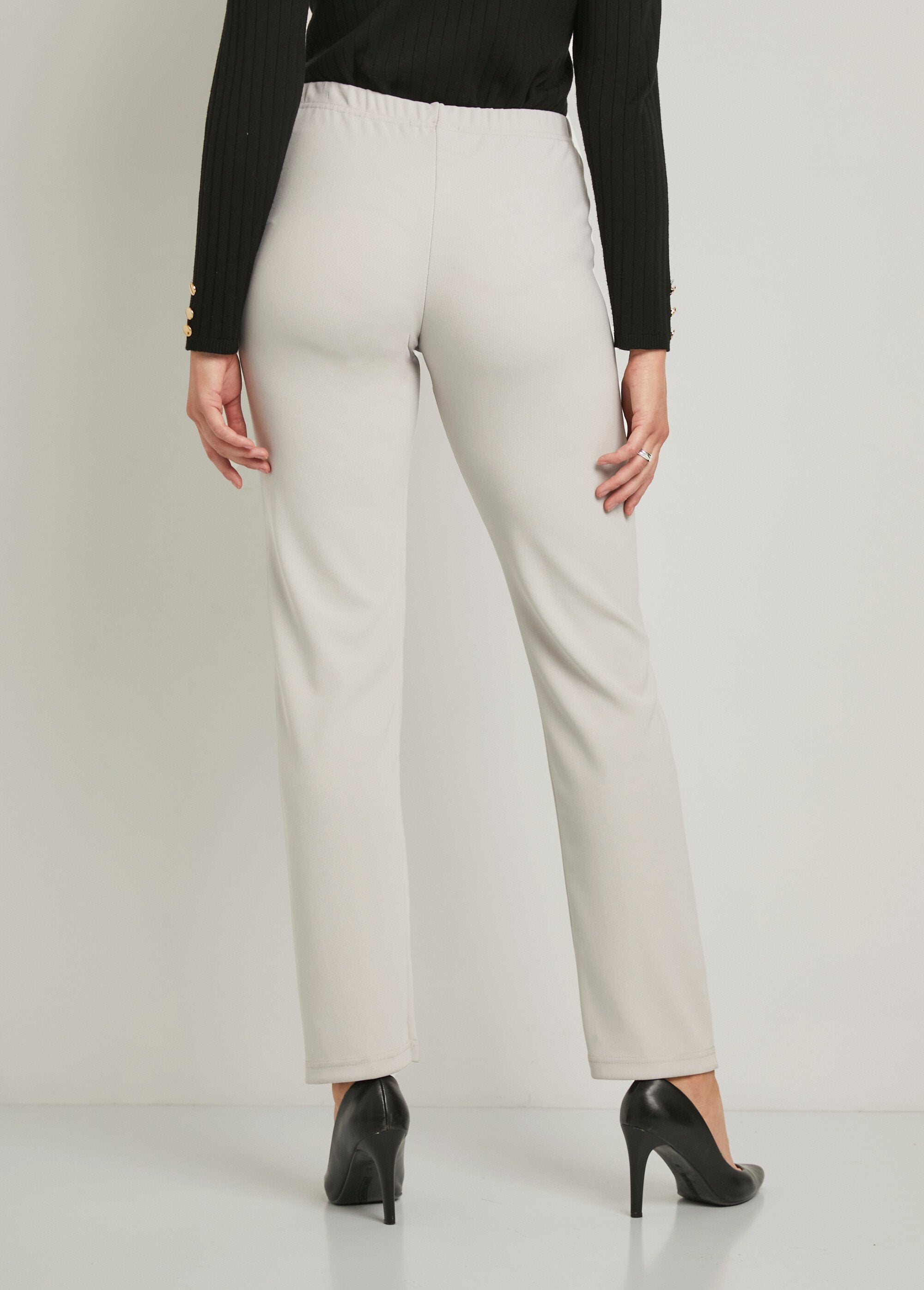 Straight_pants_with_elasticated_waist_and_ribbed_knit_Light_gray_DO1_slim