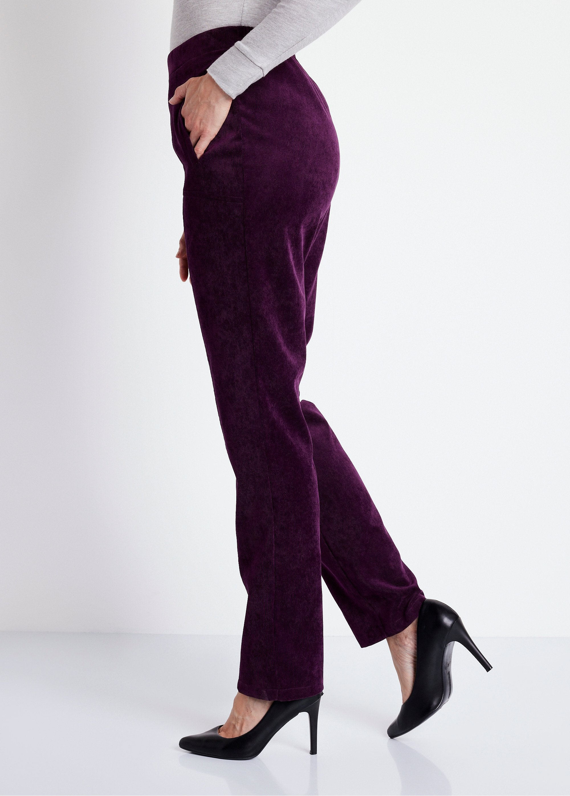 Straight_pants_with_elasticated_waist_and_milleraies_velvet_Plum_DR1_slim