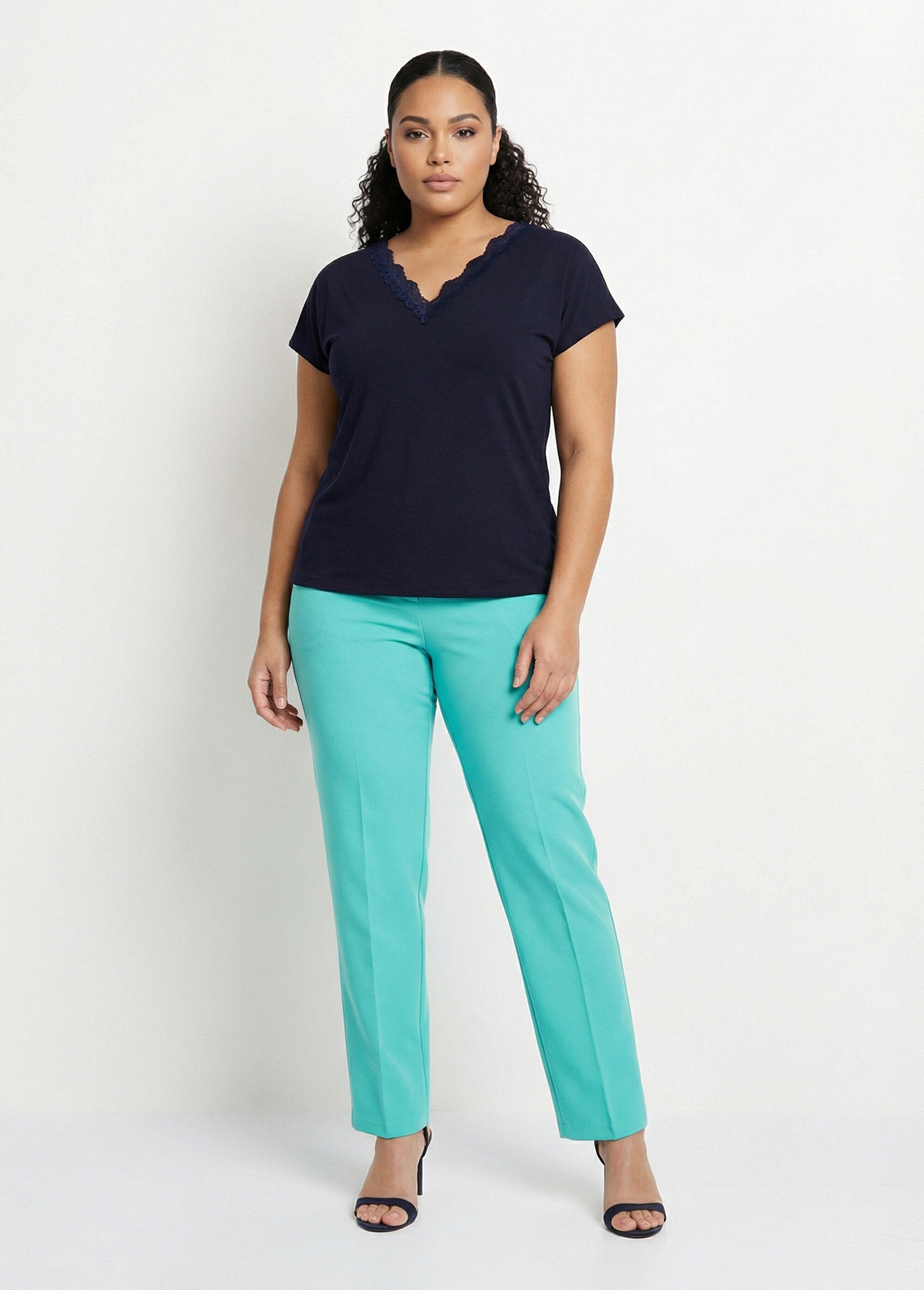 Straight_pants_with_semi-elasticated_waist_Green_SF1_curvy