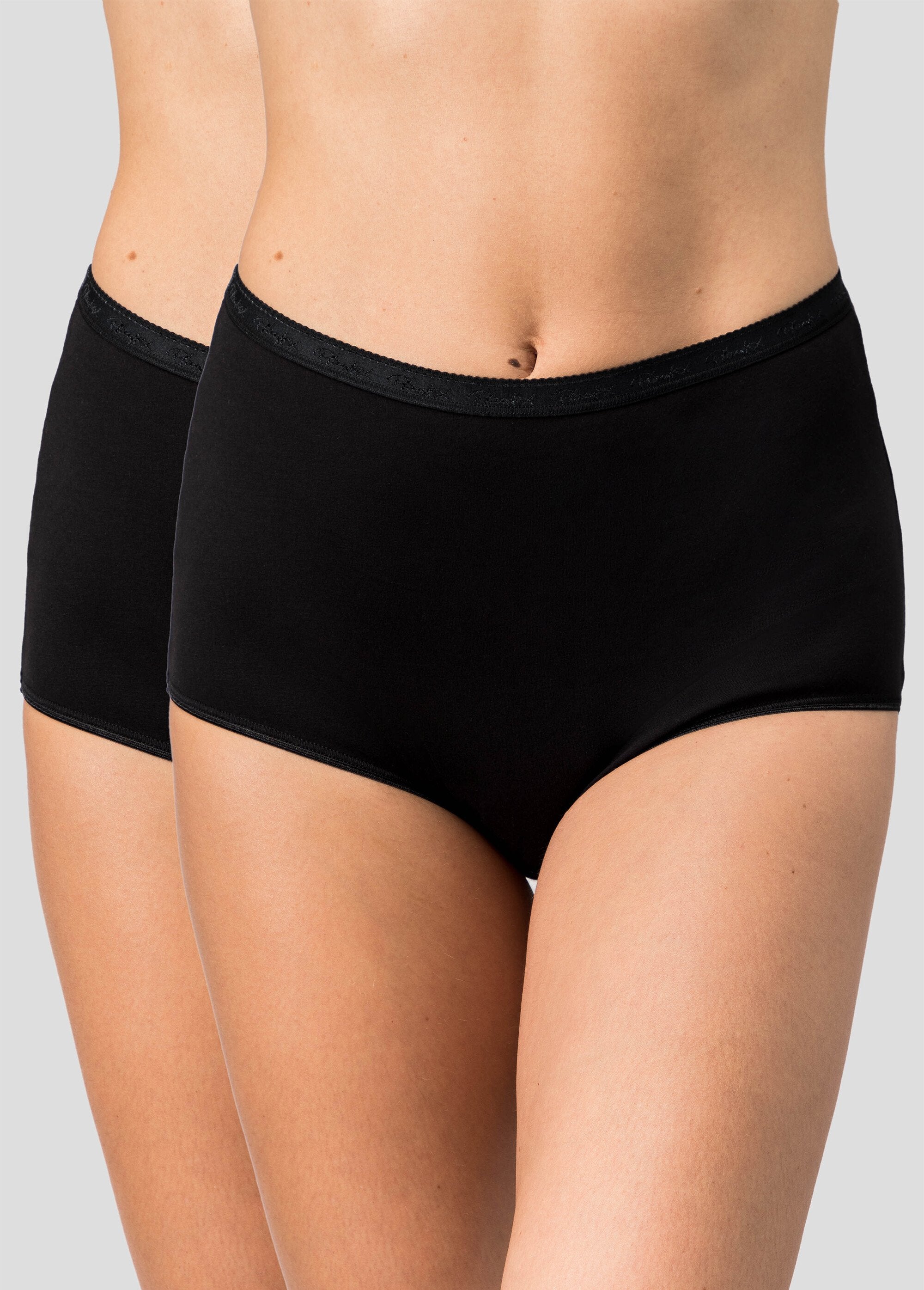 Playtex®_-_Pack_of_2_high-waisted_organic_cotton_briefs_Black_lot2_FA1_slim