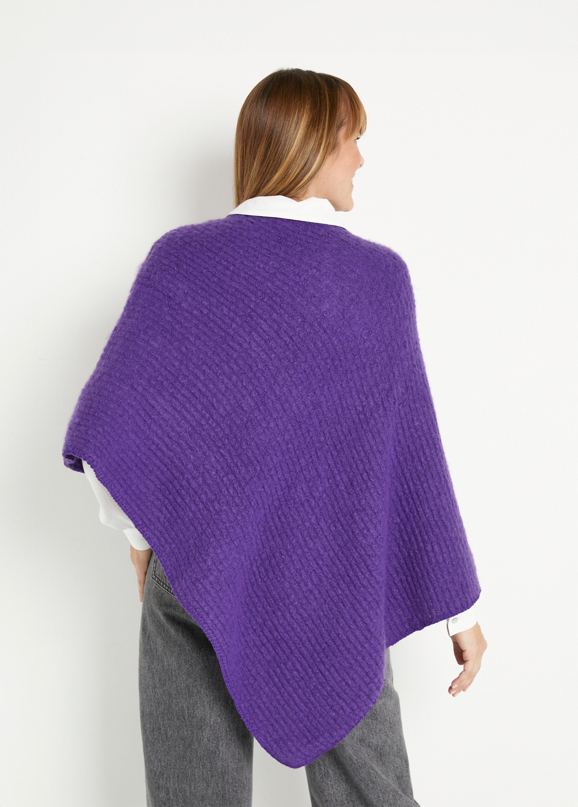 Poncho_en_maille_mousseuse_chaude_Violet_DO1_slim