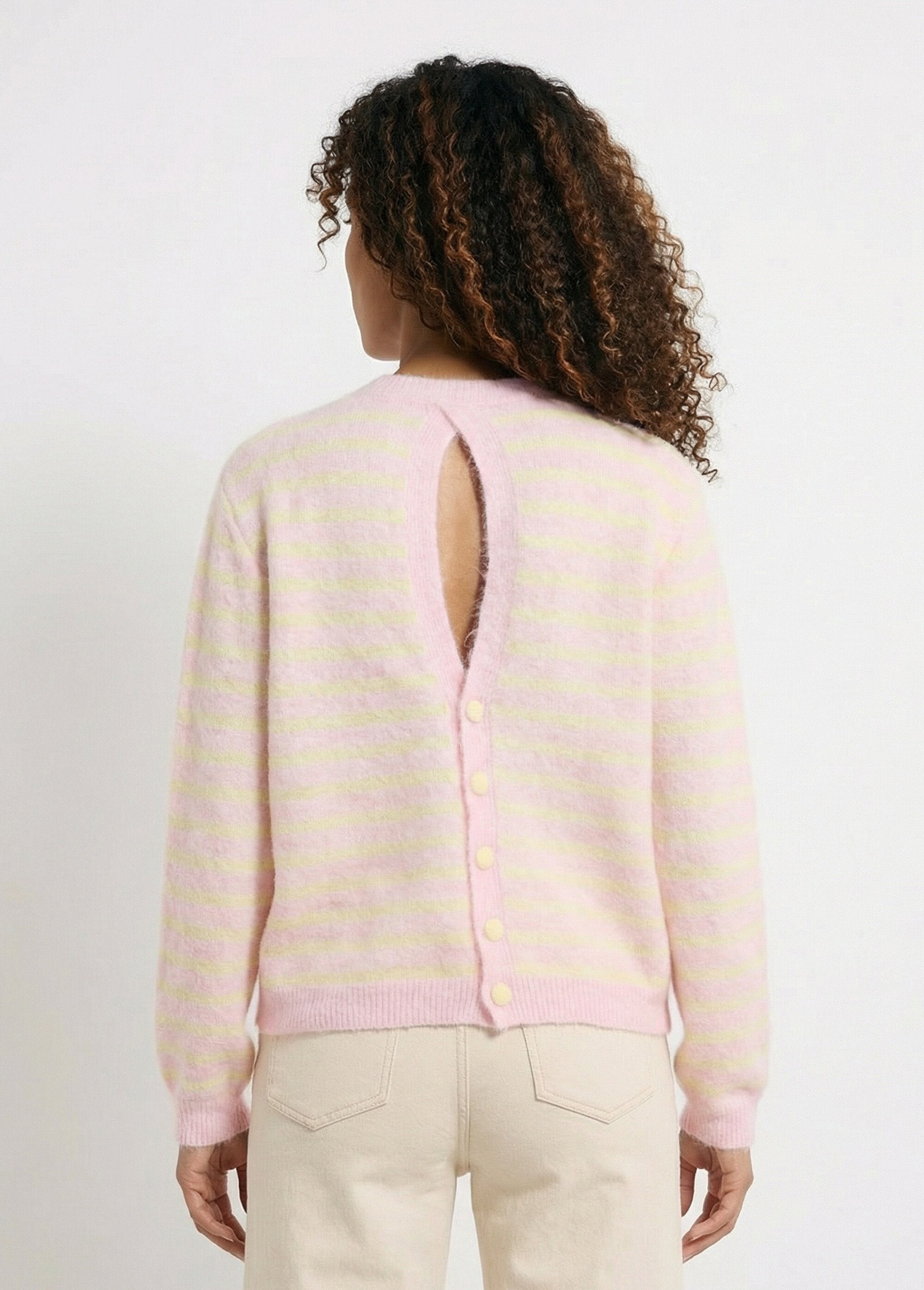 Striped_wool_sweater_with_buttoned_back_Pink_and_yellow_DO1_slim