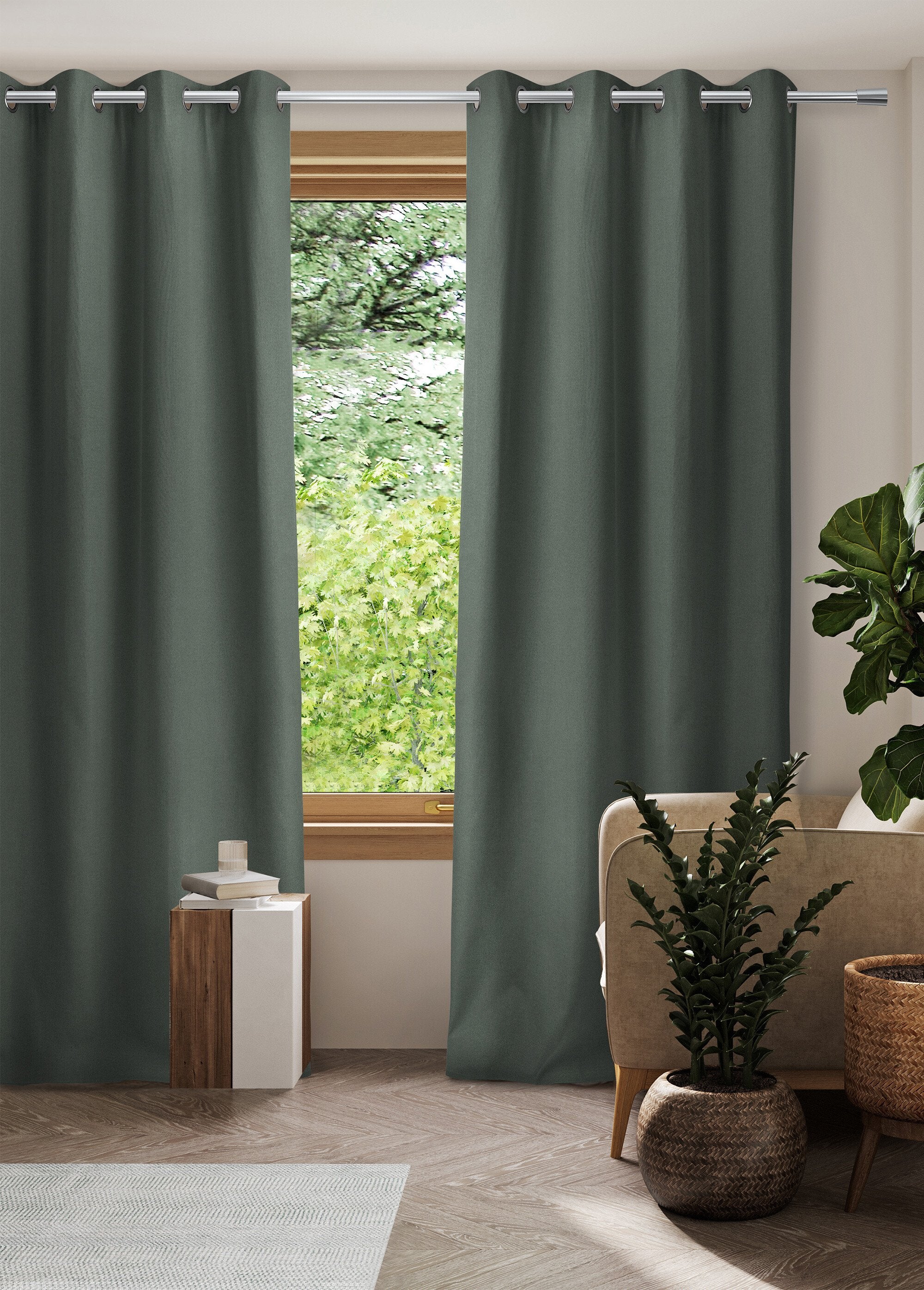 Fleece_thermal_curtain_with_a_woven_effect_and_eyelet_finish_Khaki_SF1_slim