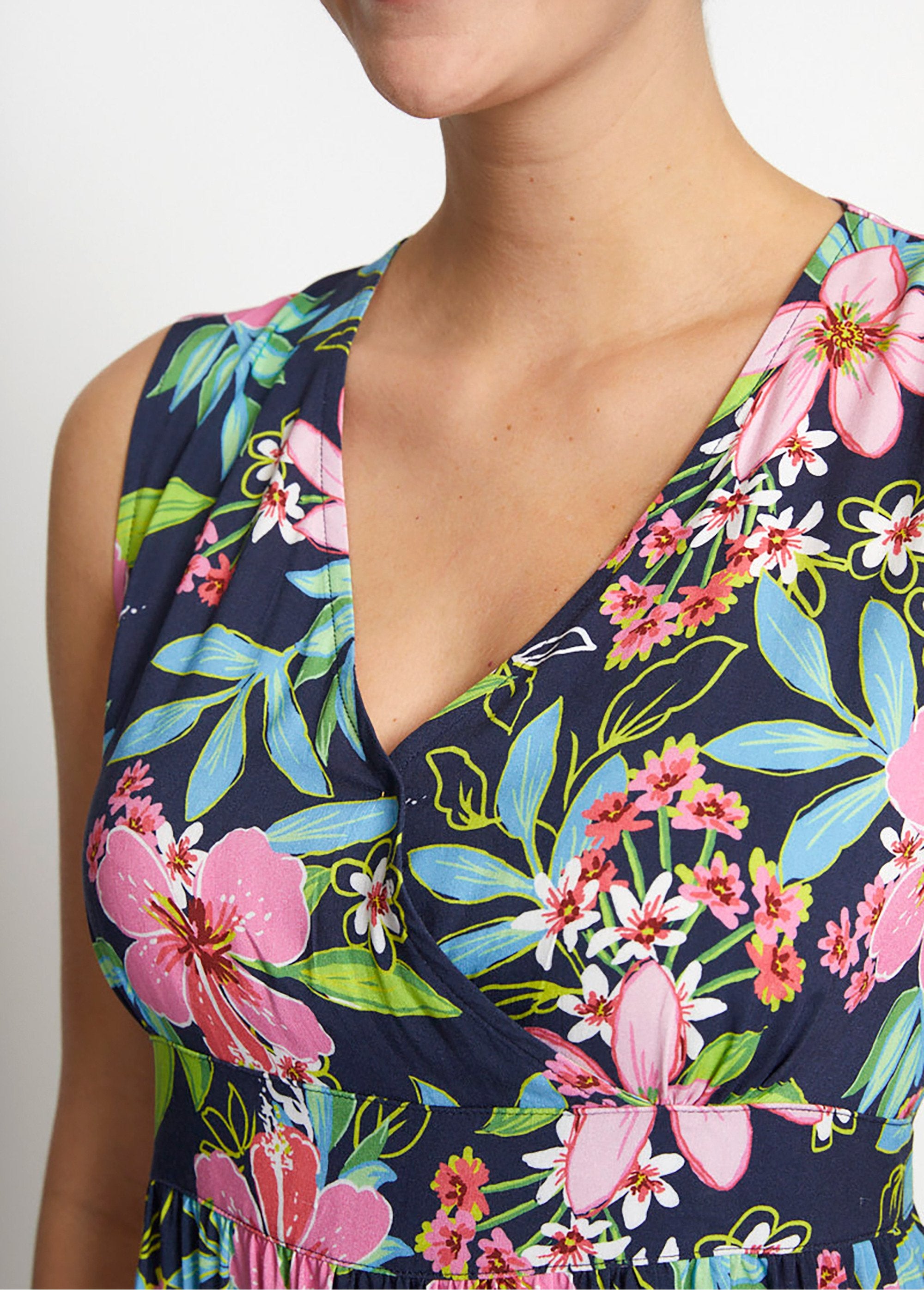 Long_dress_with_wrap_effect_neckline_Navy_and_pink_DE1_slim