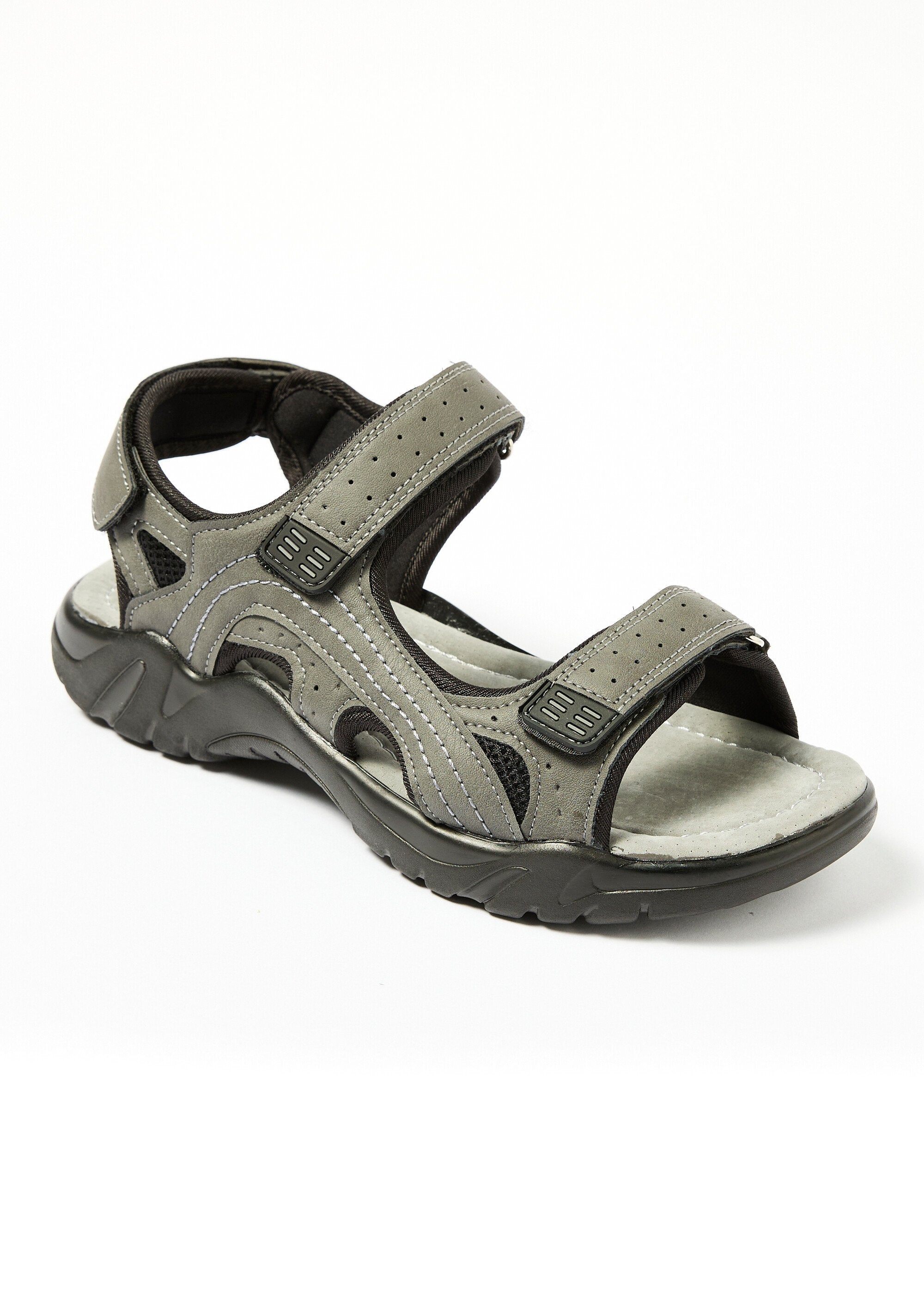 Comfortable_leather_sandals_Gray_FA1_slim