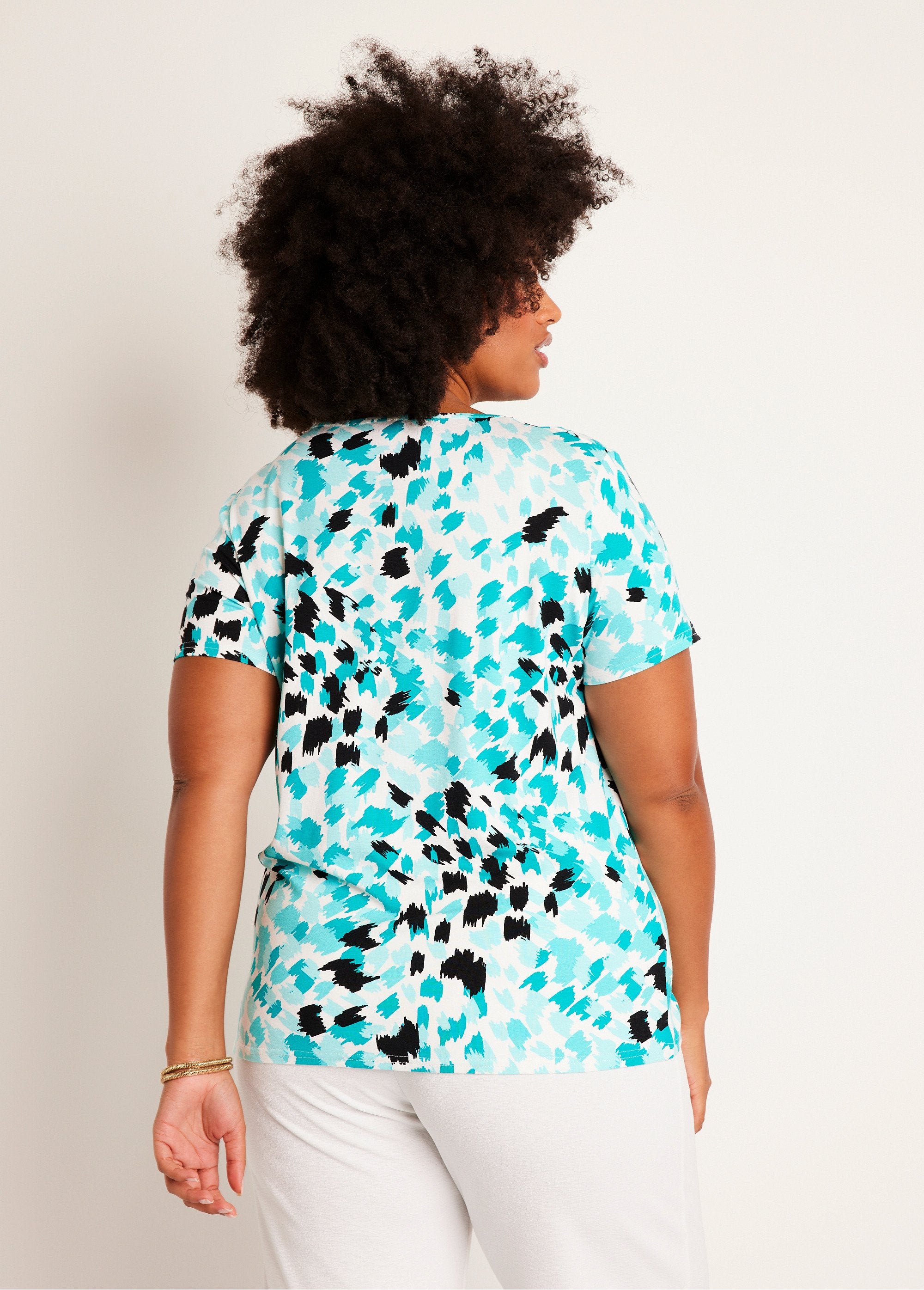 Short-sleeved_printed_cropped_t-shirt_Emerald_DO1_curvy