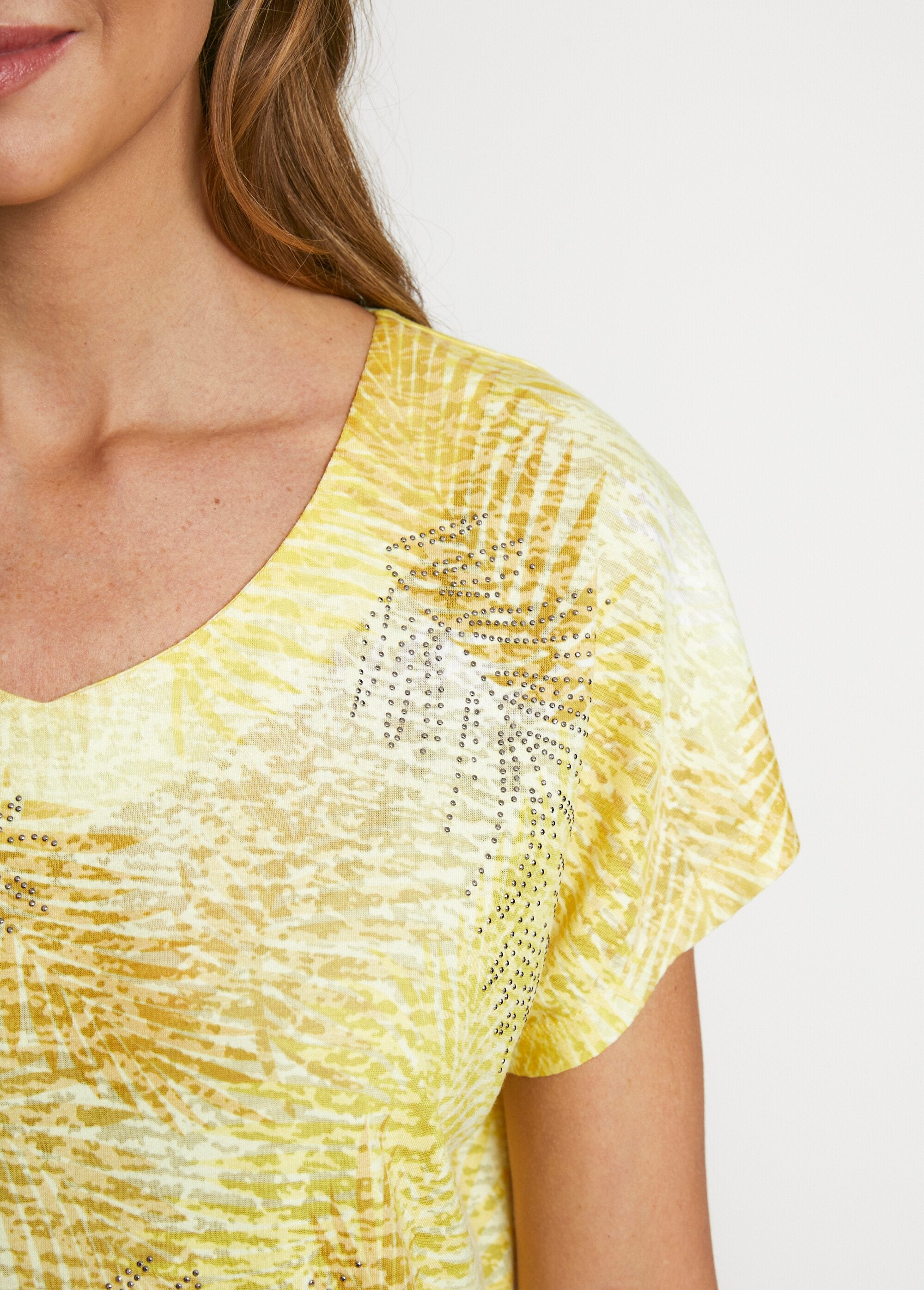 Short_printed_devoré_knit_t-shirt_YELLOW_DE4_slim