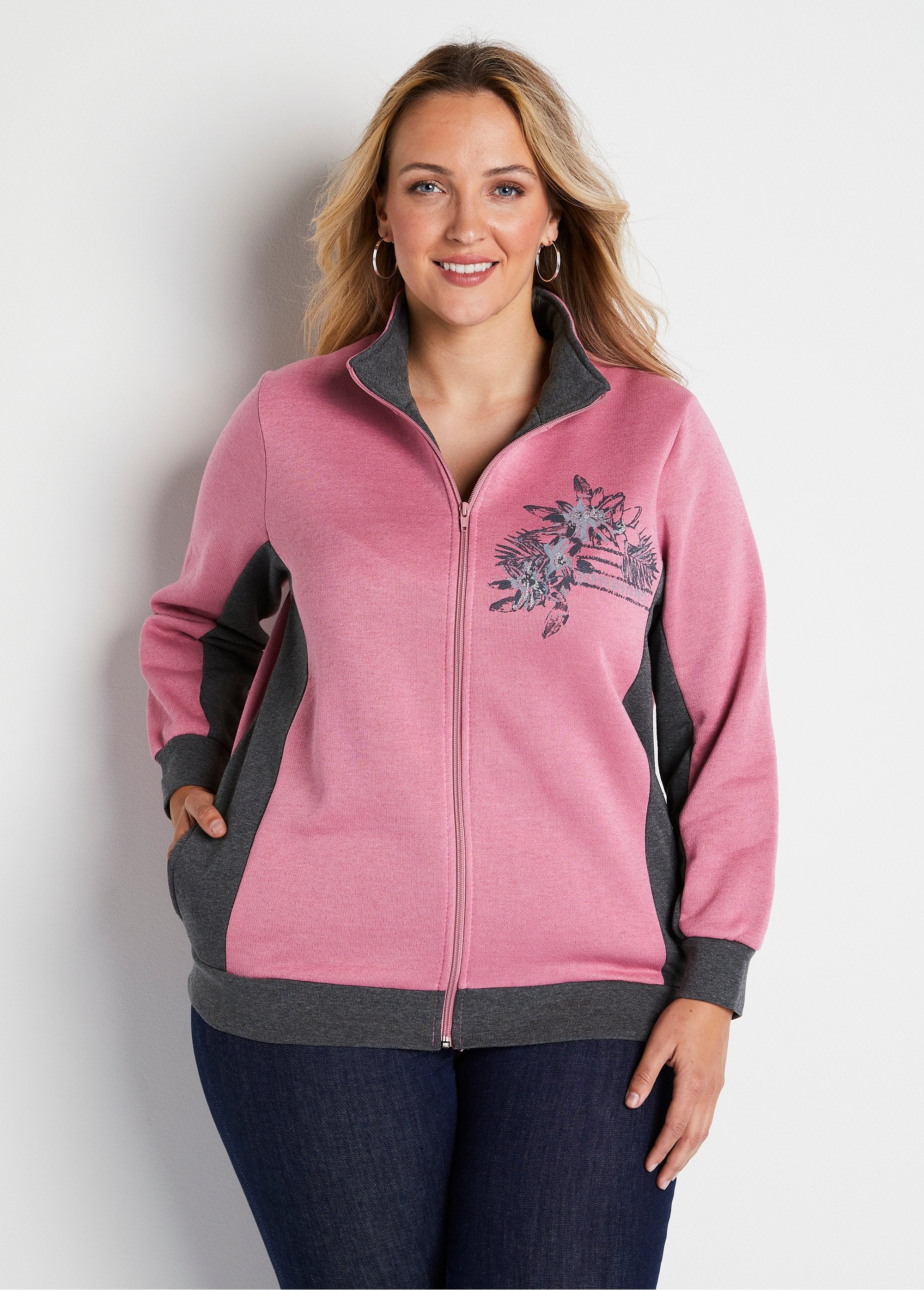 Glitter_zipped_fleece_jogging_jacket_Pink_and_gray_FA1_curvy